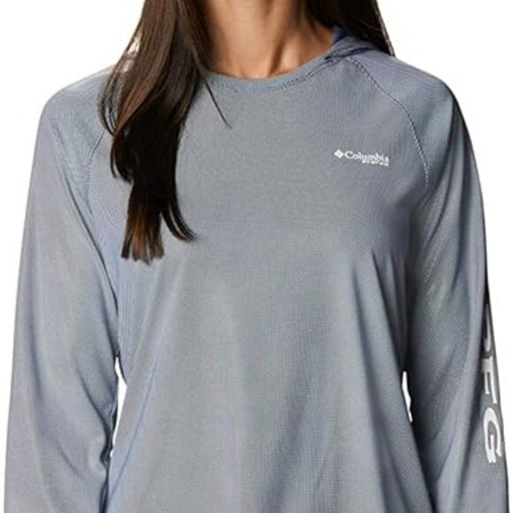 🆕Columbia Women's Tidal Deflector Hoodie, XXL- Harbor Blue, Brand NEW, Authenti - Picture 1 of 6